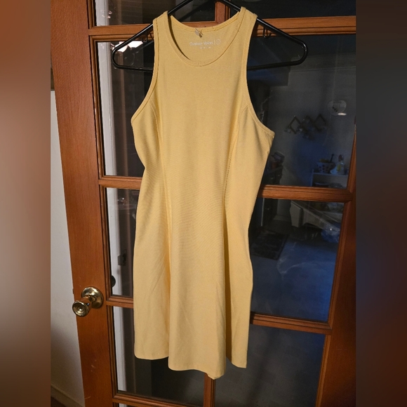 Outdoor Voices Dresses & Skirts - Outdoor Voices Athena Yellow Sleeveless Dress Small
